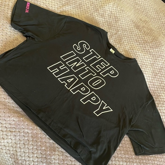 Zumba Black and White Boxy Tshirt - Picture 1 of 4